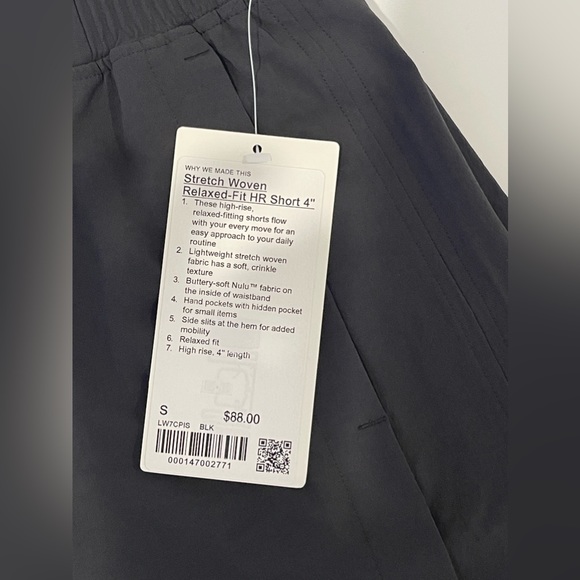 Lululemon Stretch Woven Relaxed-Fit High-Rise Short 4" - Picture 6 of 8